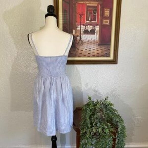 Love Notes Blue Striped Dress Size M - Picture 3 of 5